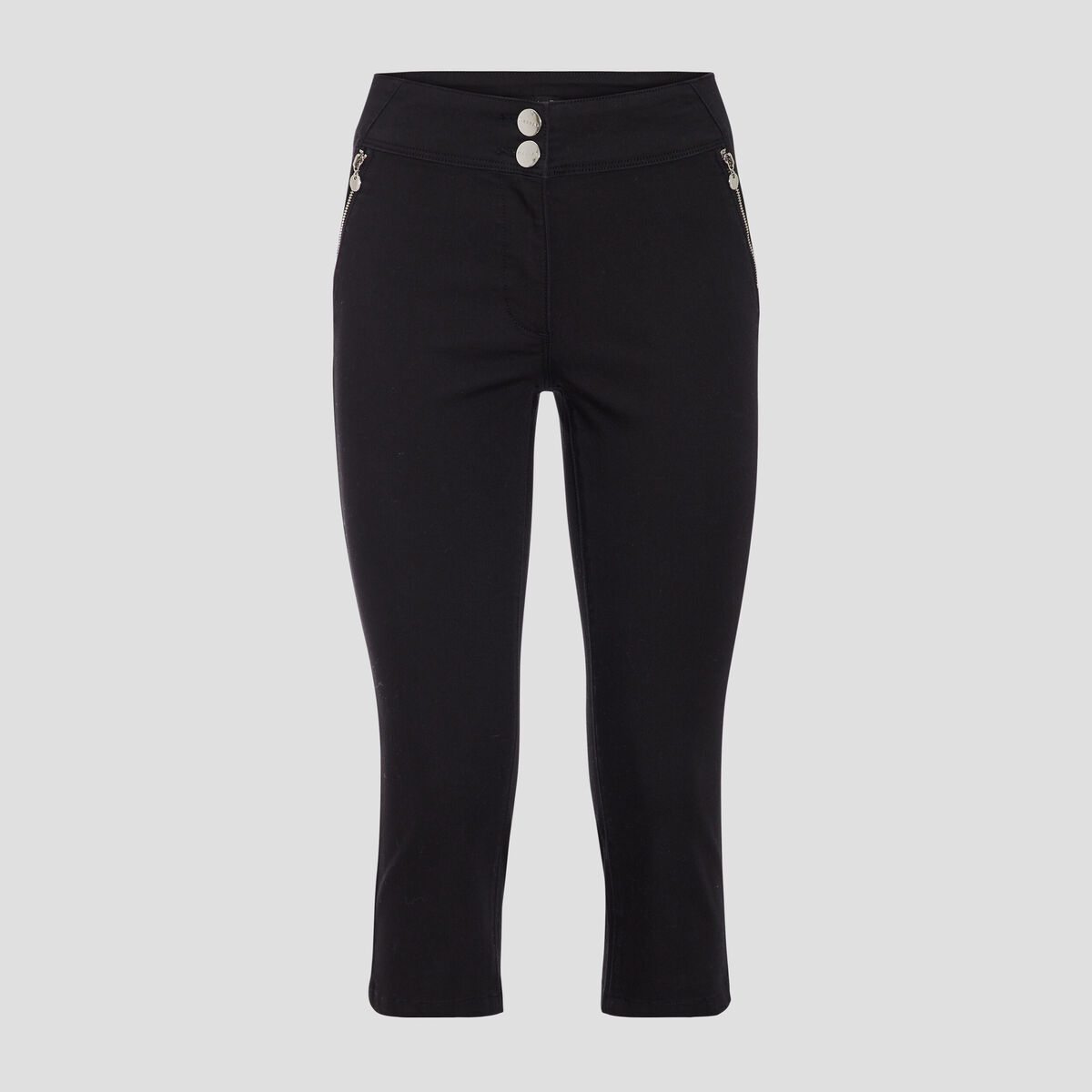 Pantacourt ajust&eacute; noir femme