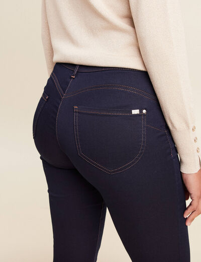 Jean magique Le L&eacute;ger coupe ajust&eacute;e denim brut femme