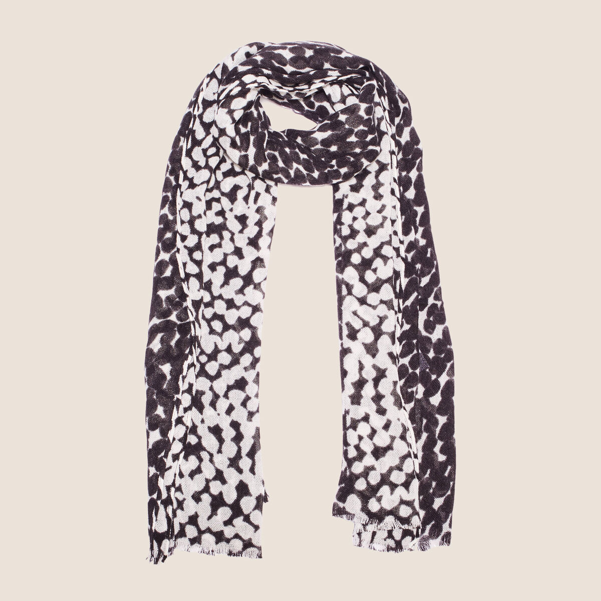 Foulard noir femme