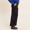 Jean large noir femme