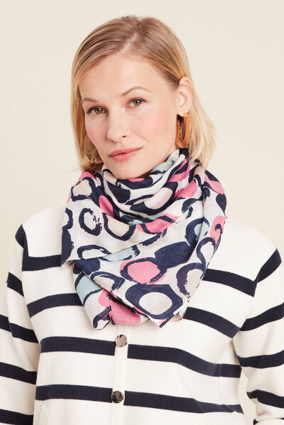Foulard ecru femme