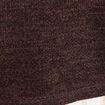 Pull effet 2-en-1 chemise marron fonc&eacute; femme