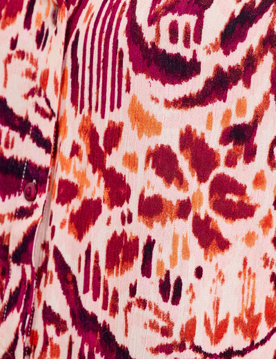 Blouse manches courtes rose clair femme