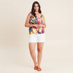 Blouse sans manches multicolore femme multicolore femme