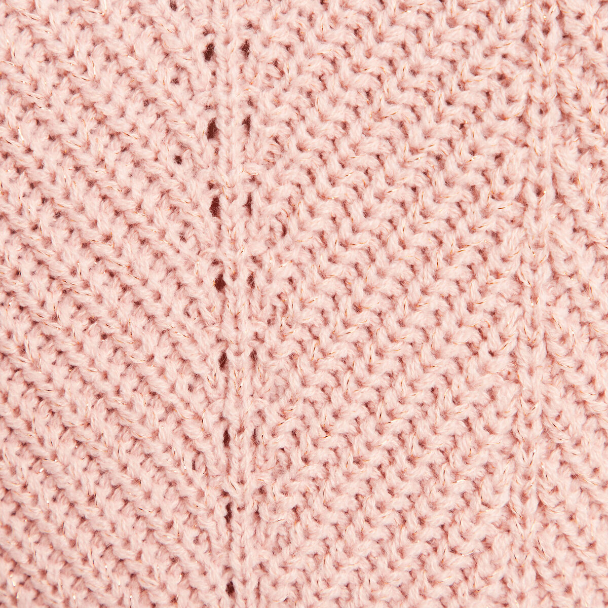 Pull manches longues vieux rose femme