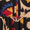 Robe &eacute;vas&eacute;e manches longues noir femme
