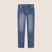 Jean ajust&eacute; taille basse denim stone femme