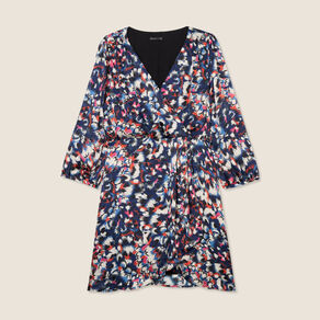 robe portefeuille fluide noir femme Robe portefeuille fluide noir femme