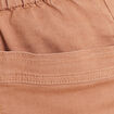 Pantalon coupe mom 7/8&egrave;me taupe femme