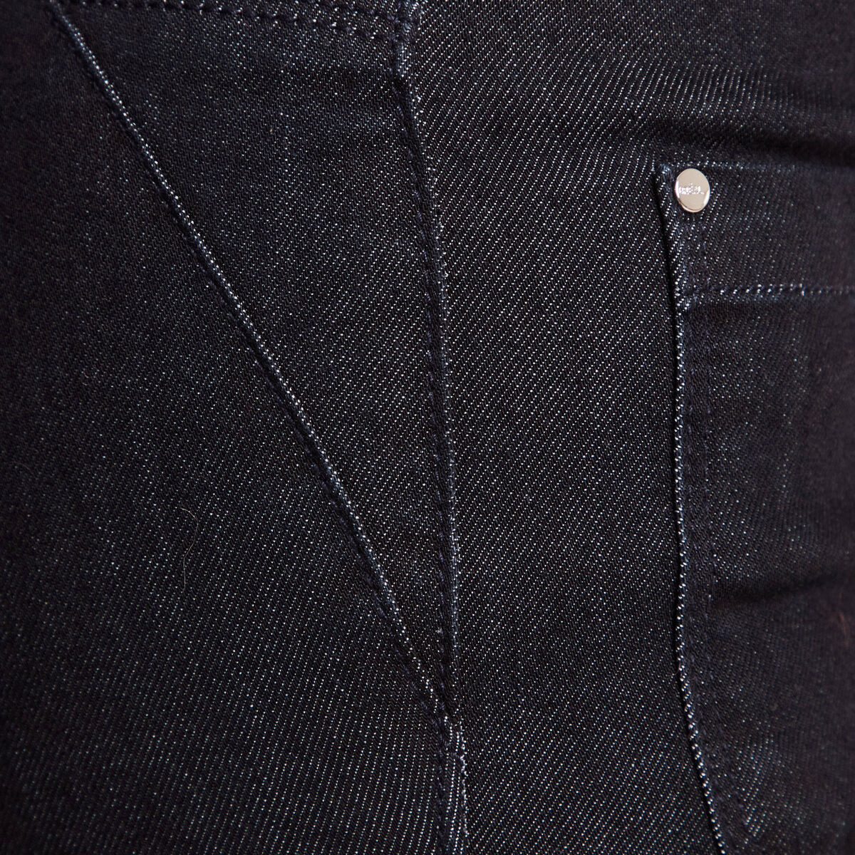 Jean bootcut taille standard denim brut femme