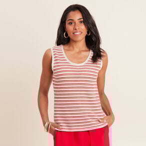 debardeur crochet rouge femme Débardeur crochet rouge femme