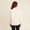 Veste suédine détails cloutés sable femme