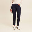 Jeans léger taille standard 7/8ème denim brut femme