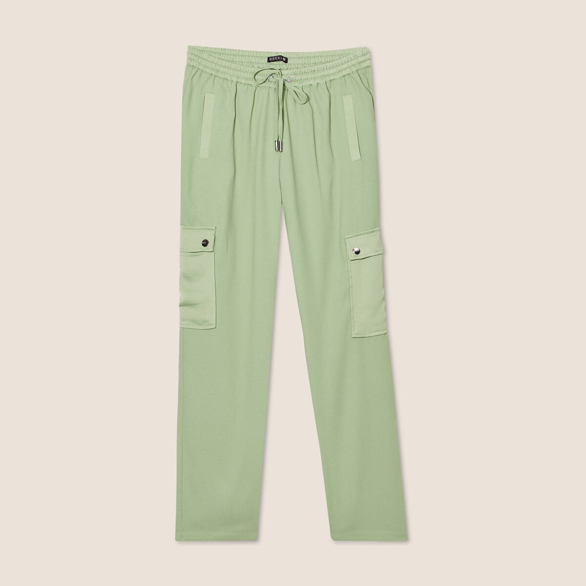 Pantalon cargo vert émeraude femme