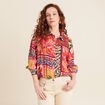 Chemise manches longues rose clair femme