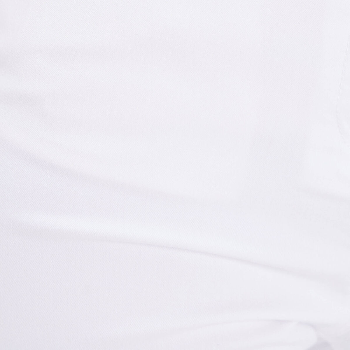 Pantacourt droit taille haute blanc femme