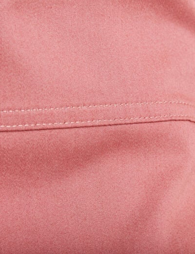 Robe moulante réversible orange corail femme