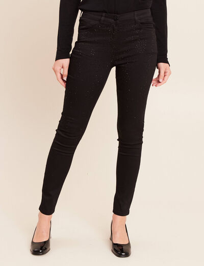 Pantalon magique Le L&eacute;ger coupe ajust&eacute;e noir femme