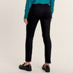 Pantalon léger taille standard 7/8ème noir femme