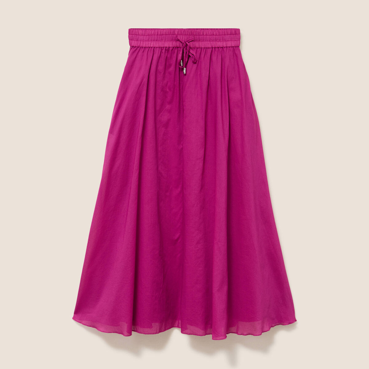 Jupon doubl&eacute; taille standard violet clair femme