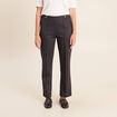 Pantalon vichy taille standard gris anthracite femme