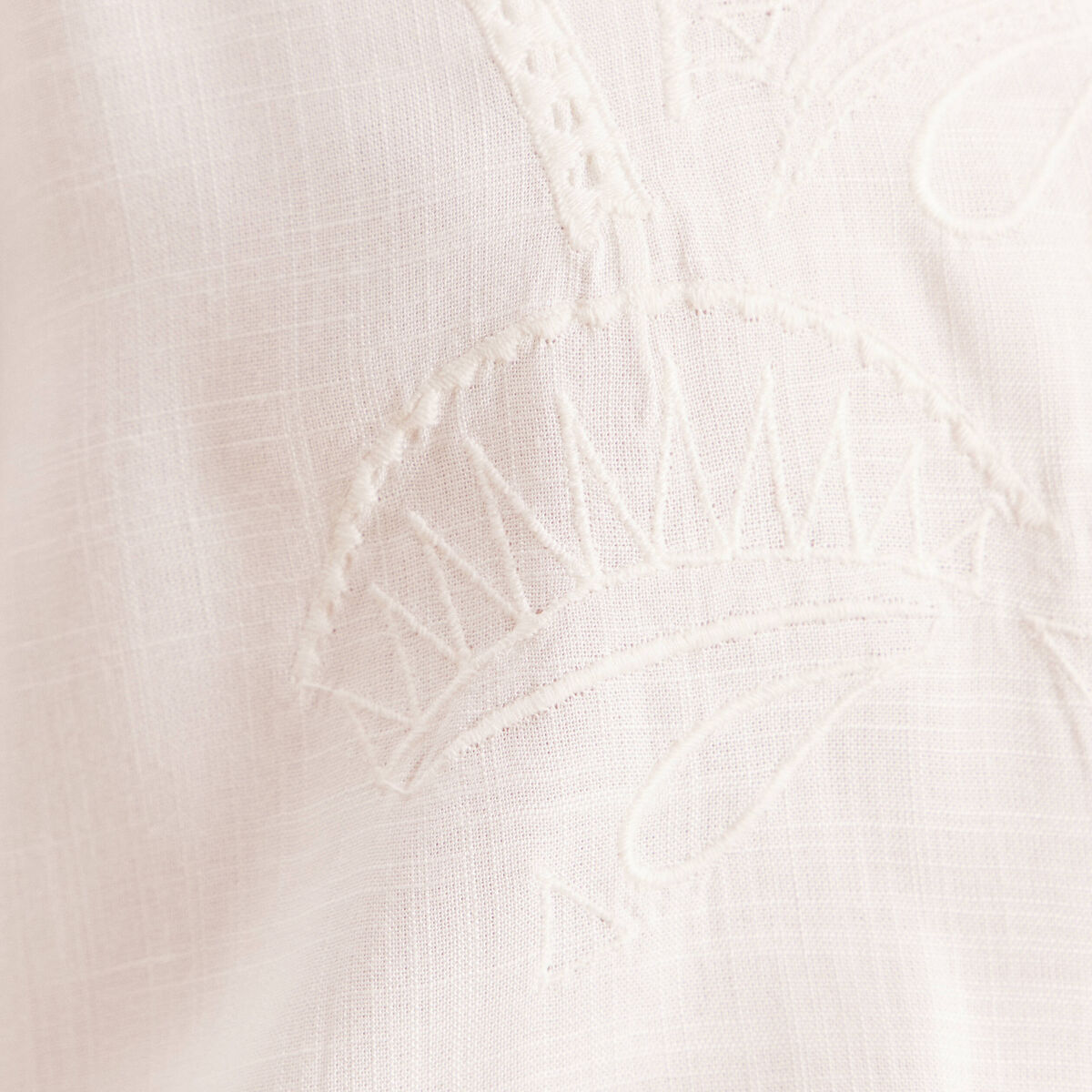 Chemise ample manches 3/4 col chemise ecru femme