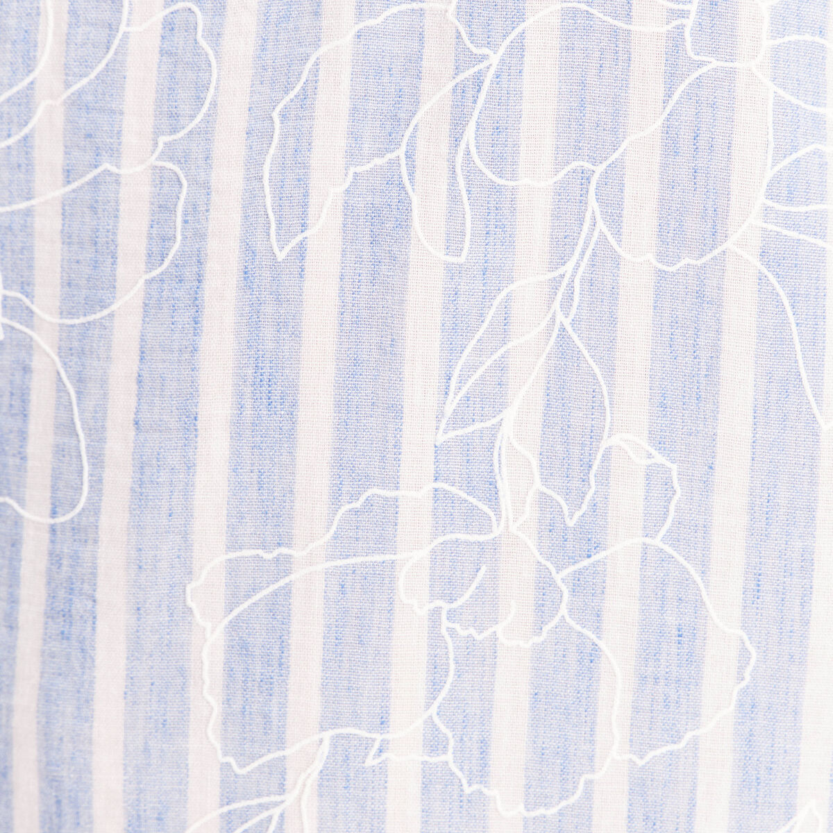 Robe droite courte col montant bleu femme