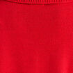 Pull col camionneur rouge femme