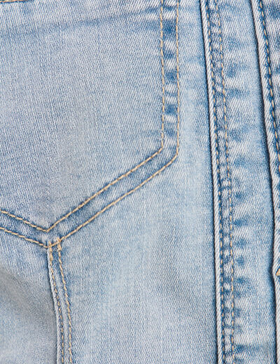 Blouson en jean denim baby bleu femme