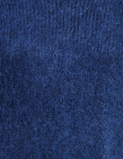 Pull sans manches bleu marine femme