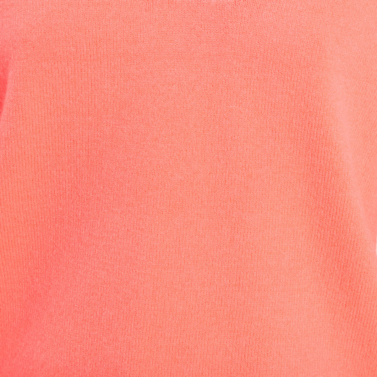 Pull manches longues rose vif femme