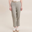Pantalon flou ceinturé vert clair femme