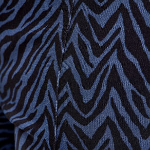 tregging avec details zippes bleu femme Tregging avec détails zippés bleu femme