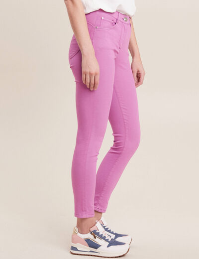 Pantalon magique Le L&eacute;ger coupe ajust&eacute;e mauve femme