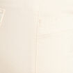 Pantalon coupe mom 7/8&egrave;me ivoire femme
