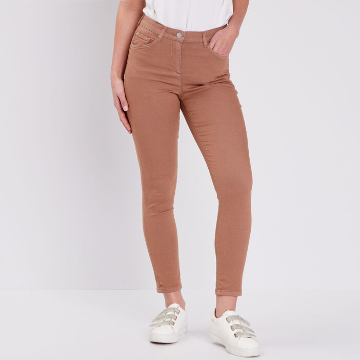 Picotear Acumulativo Popular Pantalon léger toucher doux magique marron femme | Bréal