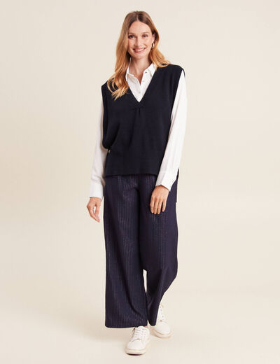 Chemise manches longues ecru femme