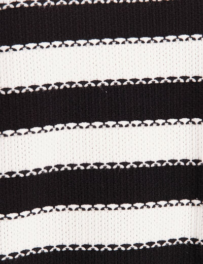 Pull manches longues blanc femme