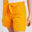 Short paperbag jaune foncé femme