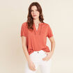 T-shirt manches courtes vieux rose femme