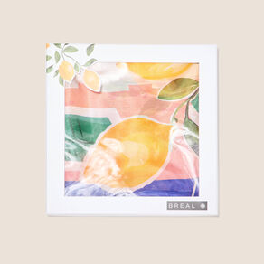Foulard 100% soie multicolore femme