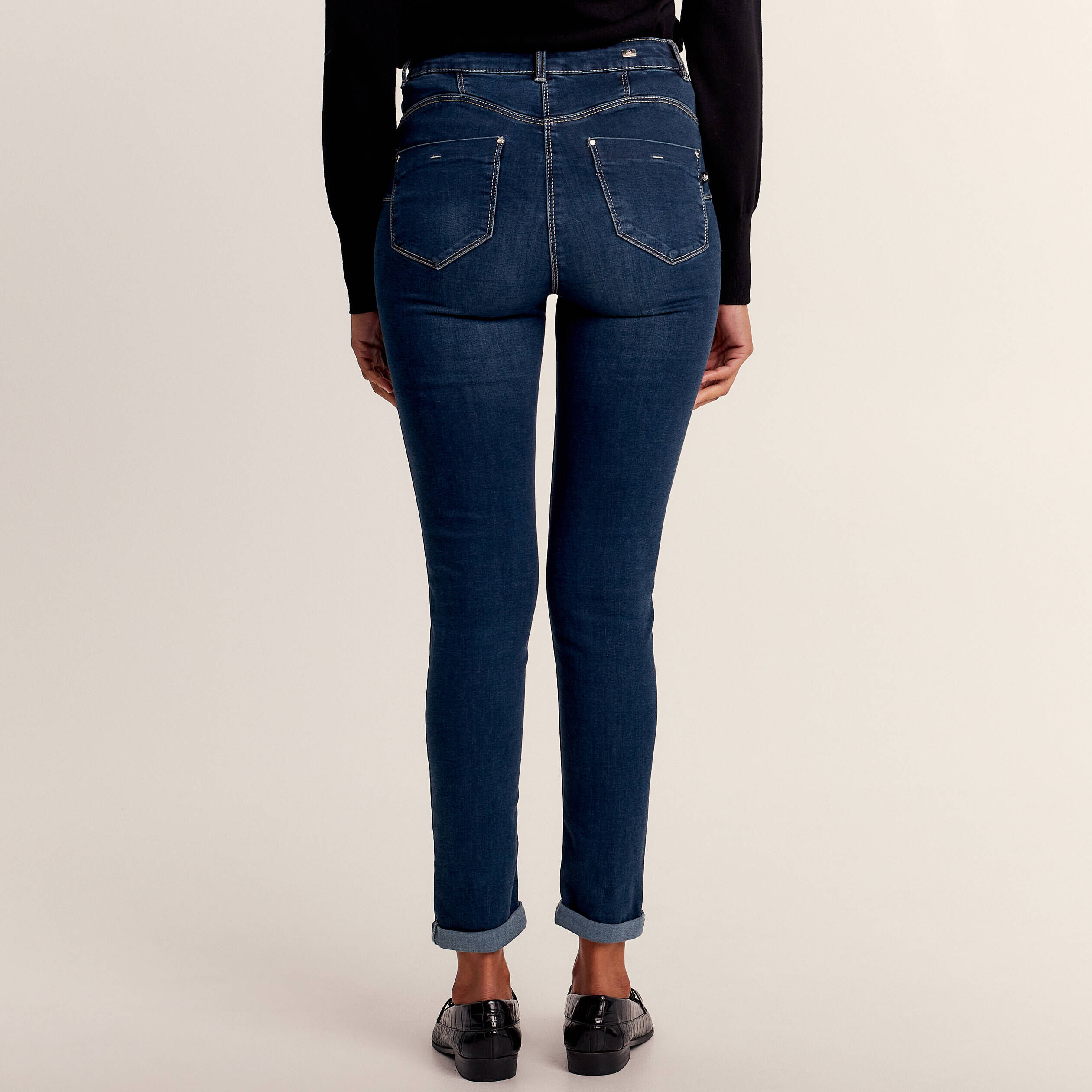 Jean Bréal Noir Taille 38 Skinny - Parfait état - Femme