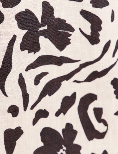 Chemise sans manches blanc femme