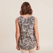 Blouse sans manches noir femme
