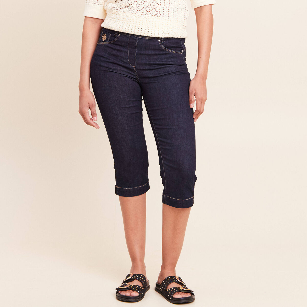 Jean denim brut femme