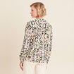 T-shirt manches longues blanc femme