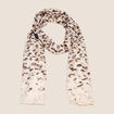 Foulard fin avec brillance ivoire femme