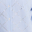 Chemise manches longues strass couleur argent femme