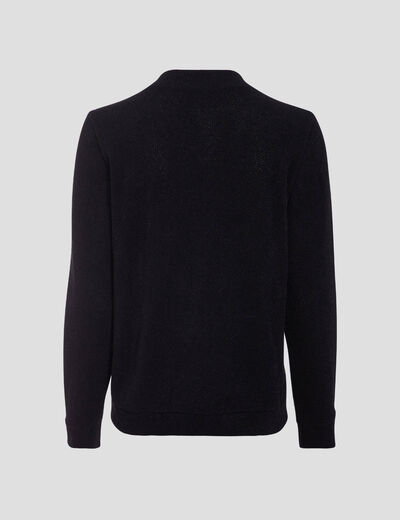 Gilet manches longues zippé noir femme