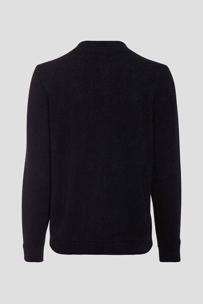 Gilet manches longues zippé noir femme